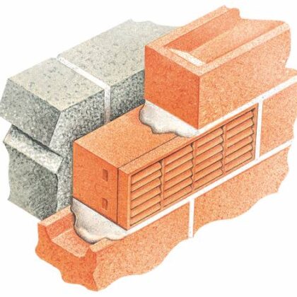 Cavibrick high Performance Air-brick Ventilation - Cavity Trays